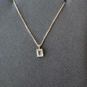 Mejuri topaz necklace